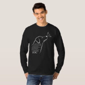 Gott machte einen Hund T-Shirt (Vorne ganz)
