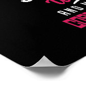 Gott machte Kosmetologen Unglaublich witzig Berufs Poster (Ecke)