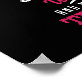 Gott machte Lehrer Unglaublich witzig Berufsdesign Poster (Ecke)