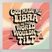 Gott machte mich Libra Poster (Vorne)