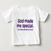 Gott machte mich speziell baby t-shirt (Vorderseite)