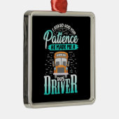 Gott machte mich zu einem Busfahrer Ornament Aus Metall (Rechts)