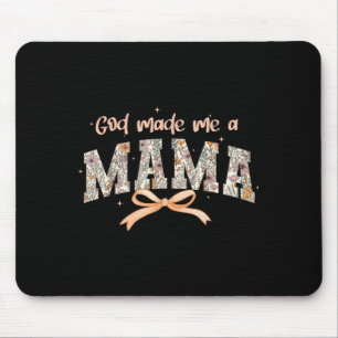 Gott machte mich zu einer Mama Christliche Mütter Mousepad