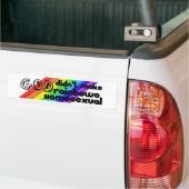 Gott machte Regenbogen nicht homosexuell Autoaufkleber (Auf Lkw)