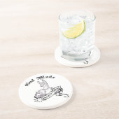 Gott machte Schwermetall Sandstein Untersetzer (Seite)