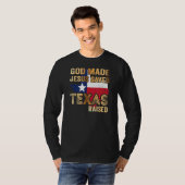 Gott Made Jesus Rettete Texas erhoben T-Shirt (Vorne ganz)