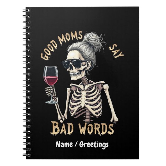 Gott Mamas sagen schlechte Worte eine Unglaublich Notizblock (Vorderseite)