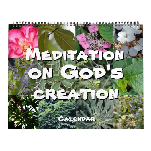 Gott-Meditationskalender Gartenbilder Kalender (Titelbild)