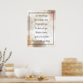 Gott mit dir nie allein inspirierend poster (Küche)