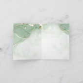 Gott mit dir: Unterstützt nie allein Comfort-Blume Karte (Innenseite)