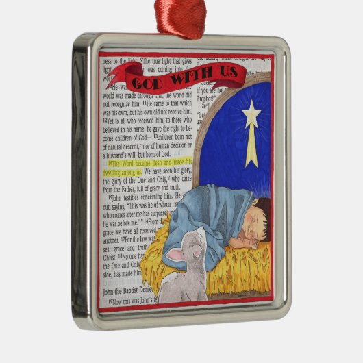 Gott mit uns Weihnachtsschmuck (Rechts)