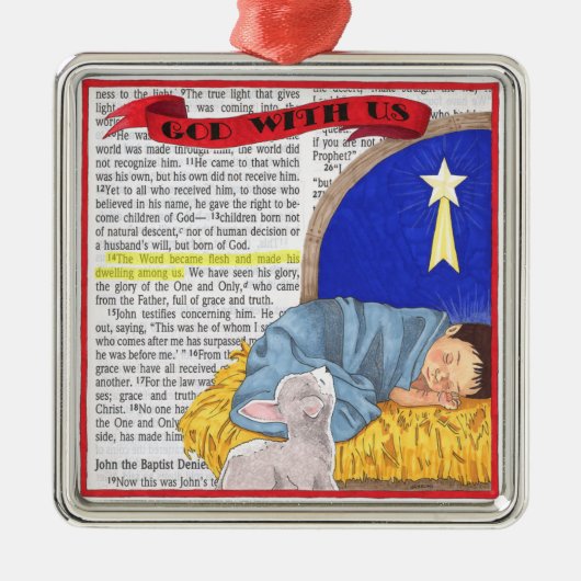 Gott mit uns Weihnachtsschmuck (Vorne)