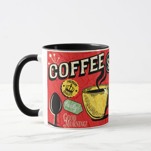 Gott moring coffee Really Classique Art Art Vater Tasse (Links)