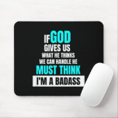 Gott muss denken, ich bin ein schlechter - Lustige Mousepad (Mit Mouse)