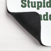 Gott muss Liebe-dumme Leute Mousepad (Ecke)