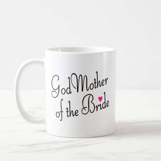 Gott-Mutter der Braut Kaffeetasse (Links)