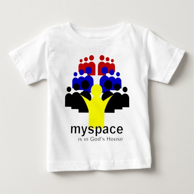 Gott MySpace Baby T-shirt (Vorderseite)