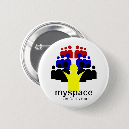 Gott MySpace Button (Vorne & Hinten)