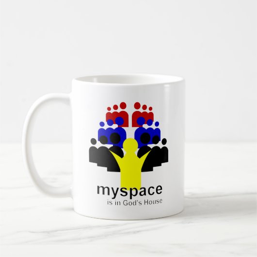 Gott MySpace Kaffeetasse (Links)