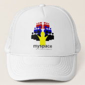 Gott MySpace Truckerkappe (Vorderseite)