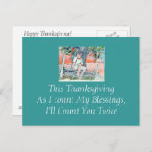 Gott nach Karte danken (Vorne/Hinten)