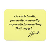 Gott Note Magnet (Horizontal)