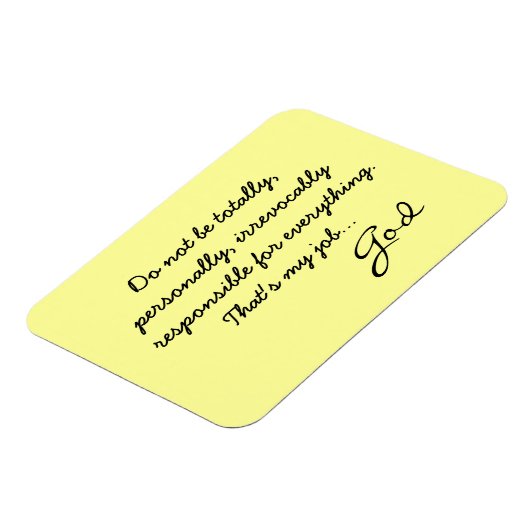 Gott Note Magnet (Linke Seite)