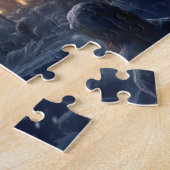 Gott Odin führt Einherjer Krieger von Asgards Puzzle (Seite)
