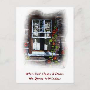 Gott öffnet ein Fenster: Oberkanadisches Dorf, Kun Postkarte