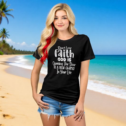 Gott öffnet ein neues Kapitel Christlich Tri-Blend Shirt