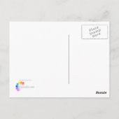 Gott Om Ganesha auf rot Postkarte (Rückseite)