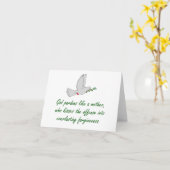 Gott Pardons wie eine Mutter - Anführungszeichen f Karte (Gelbe Blume)