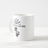 Gott passte mich auf, heute zu kacken kaffeetasse (Vorderseite Links)