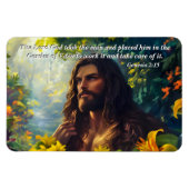 Gott platzierte den Menschen in den Garten, Gott & Magnet (Horizontal)