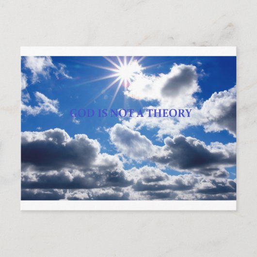 GOTT POSTKARTE (Vorderseite)