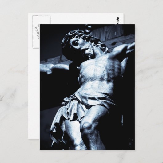 Gott Postkarte (Vorne/Hinten)