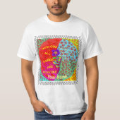 Gott Power Christlicher T - Shirt (Vorderseite)