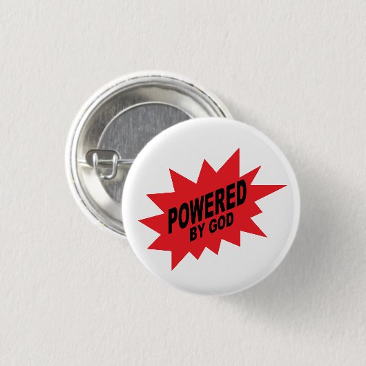 Gott-Power-Knopf Button (Vorne & Hinten)