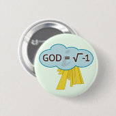 Gott = Quadratwurzel von Button-Zurück -1 Knopf Button (Vorne & Hinten)