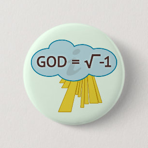 Gott = Quadratwurzel von Button-Zurück -1 Knopf Button