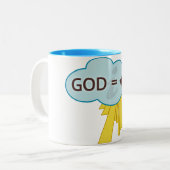 Gott = Quadratwurzel von Tasse -1 (Vorderseite Links)