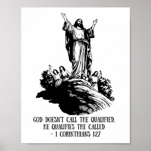 Gott qualifiziert die Angerufenen, Korinther Poster