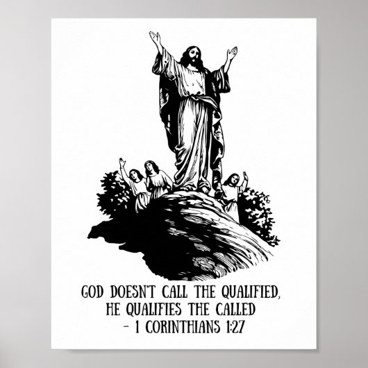 Gott qualifiziert die Angerufenen, Korinther Poster (Vorne)