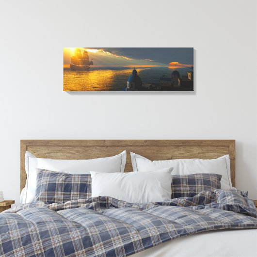 Gott Rays Leinwanddruck (Insitu (Schlafzimmer))