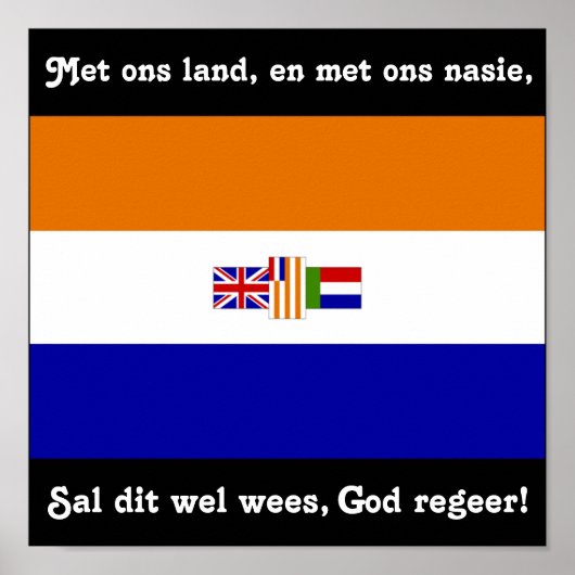 Gott Regeer! Poster (Vorne)