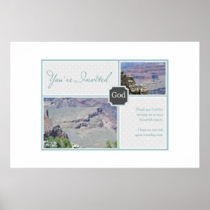 Gott-Reihenplakat Poster