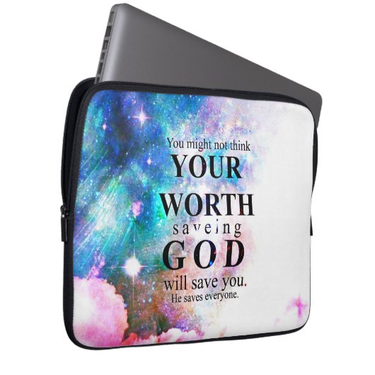 Gott Rette dir Laptopschutzhülle (Vorne Rechts)