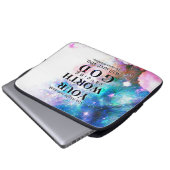 Gott Rette dir Laptopschutzhülle (Vorne Knopf)