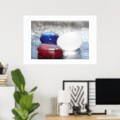 Gott Rettete das Königin-Meerglas Poster (Heimbüro)