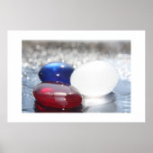 Gott Rettete das Königin-Meerglas Poster (Vorne)